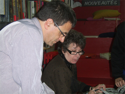 Chantal et Michel Lebailly, le libraire